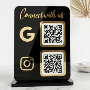 Acrylic Customized QR Code Stand