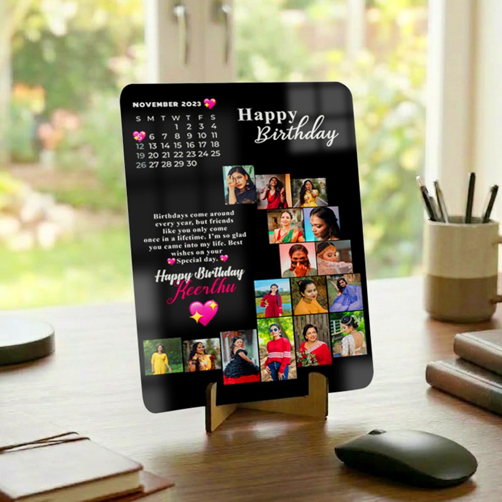 Birthday Acrylic table top