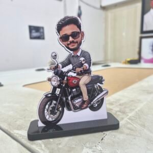 Personalized Bike Rider Caricature Standee