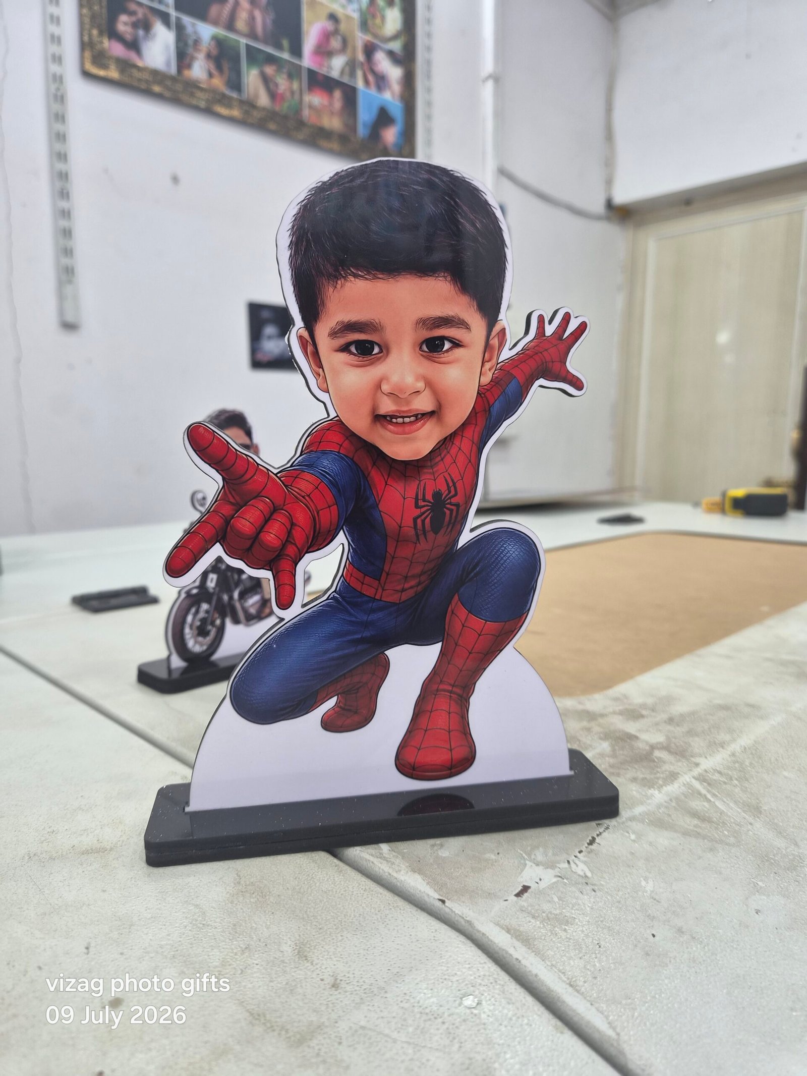Personalized Superhero Photo Standee