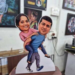 Custom Couple Caricature Acrylic Stand