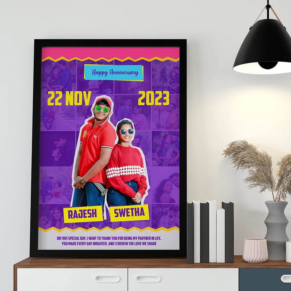 Personalized Anniversary Love Story Frame
