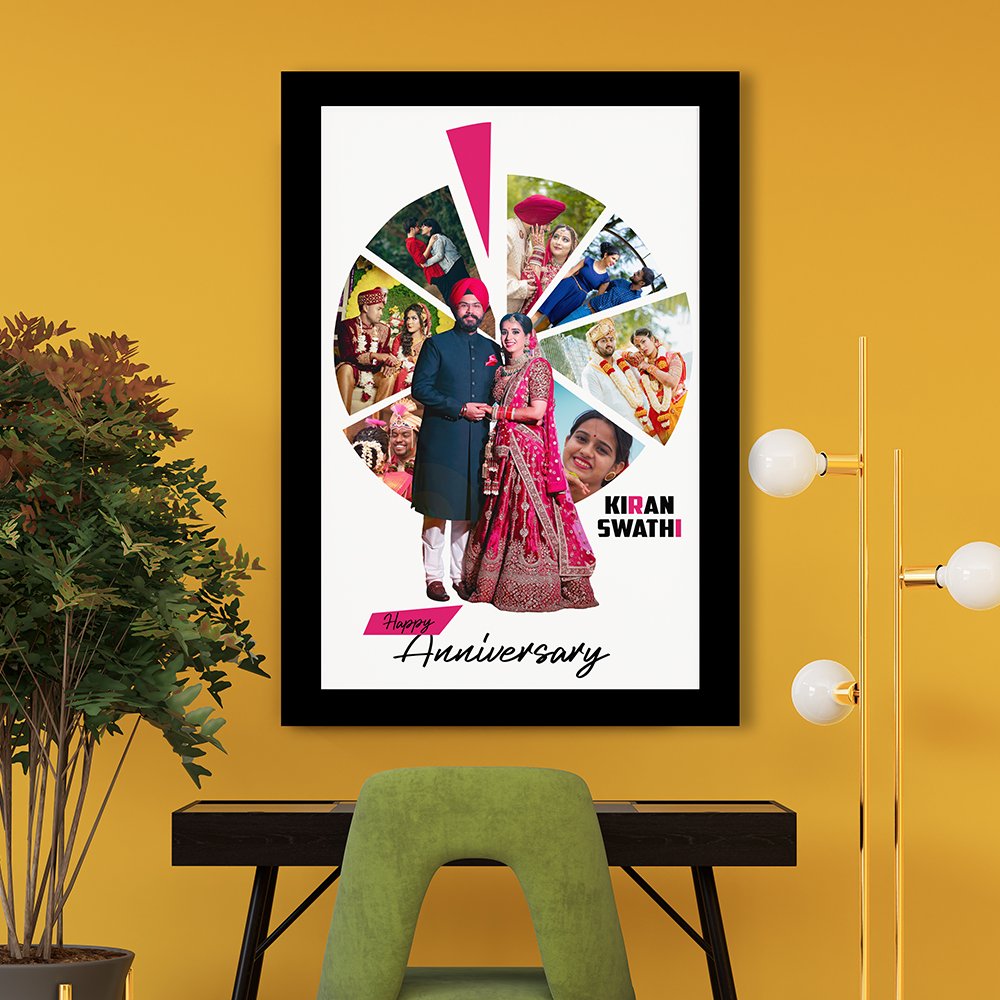 Wall Photo Connections – Personalized Anniversary Photo Frame