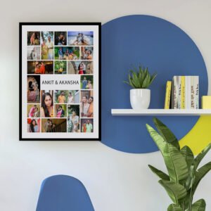 Wall Photo Connections – Personalized Couple Photo Collage Frame