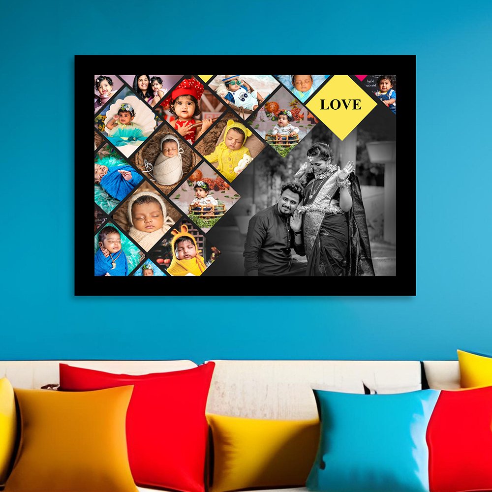 Love Memories Photo Collage Frame