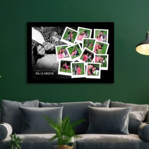 Romantic Anniversary Photo Collage Frame