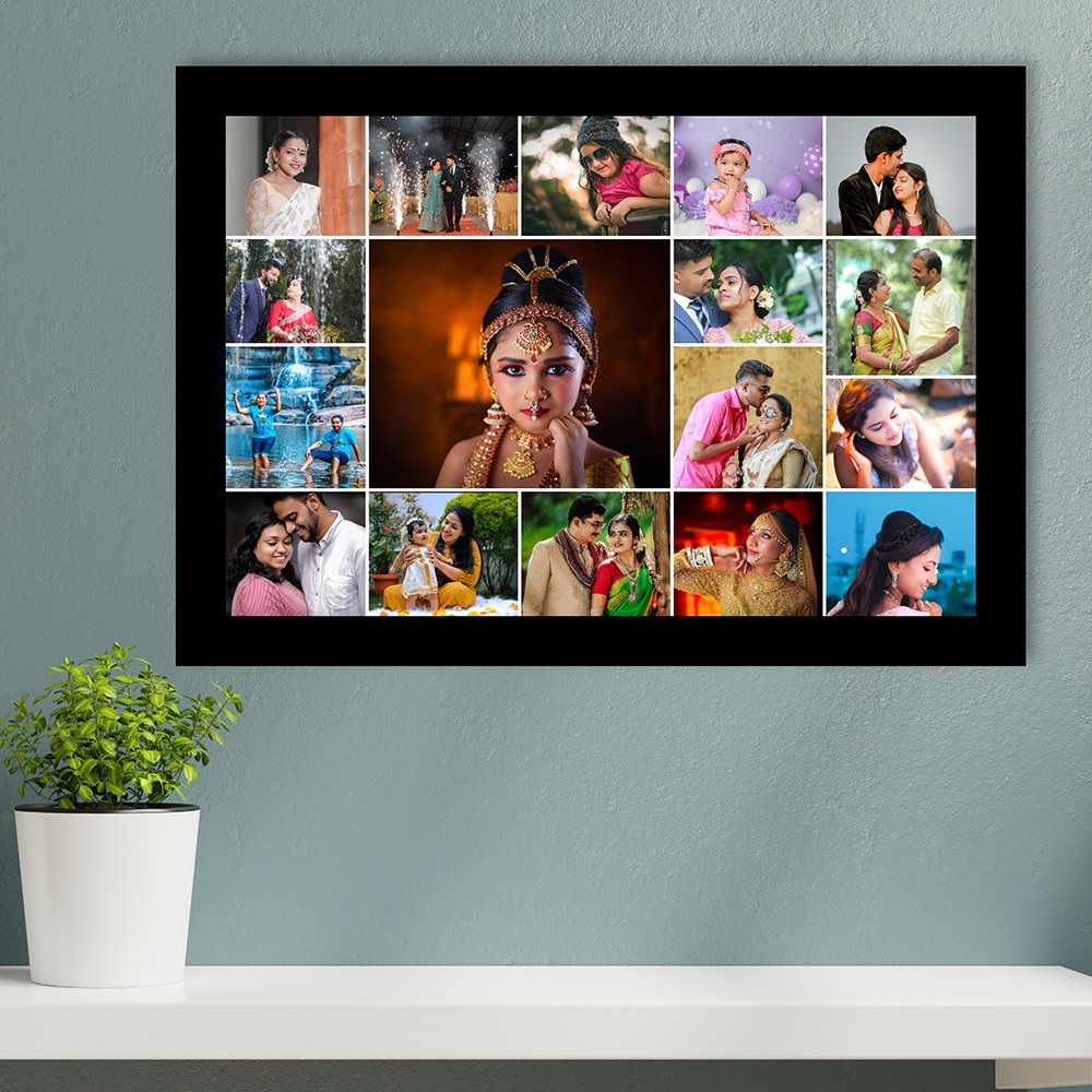 Premium Couple & Family Photo Collage Frame