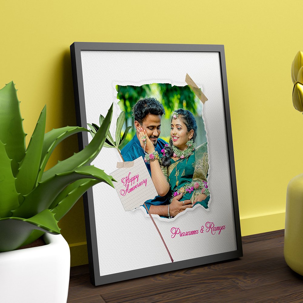 Personalized Anniversary Couple Photo Frame