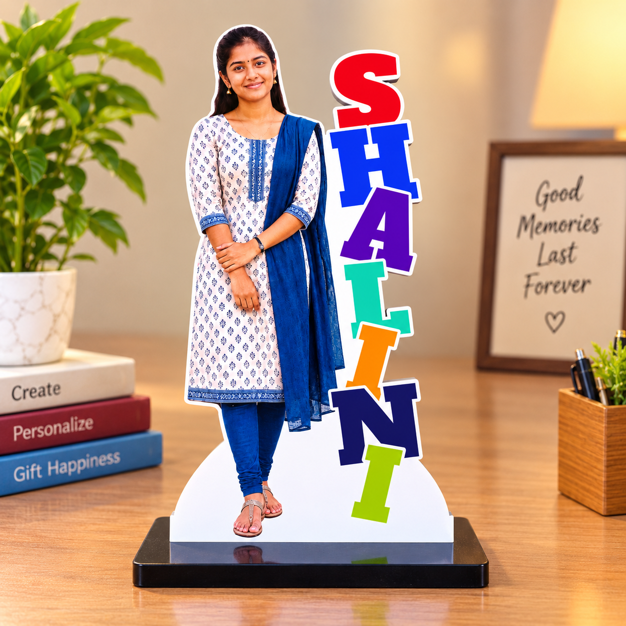 Personalized Name & Photo MDF Cutout