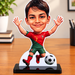 Personalized Football Player Caricature Standee